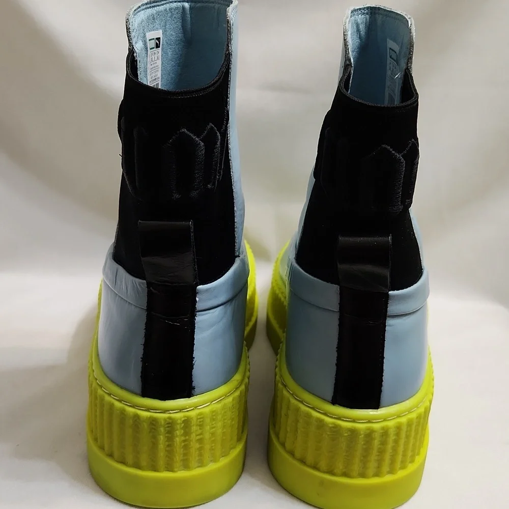 Puma x Fenty by Rihanna Chelsea Creeper Combat Platform boots (w size 8) - Picture 6 of 12